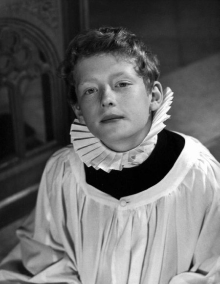 Howard as a chorister aged 12